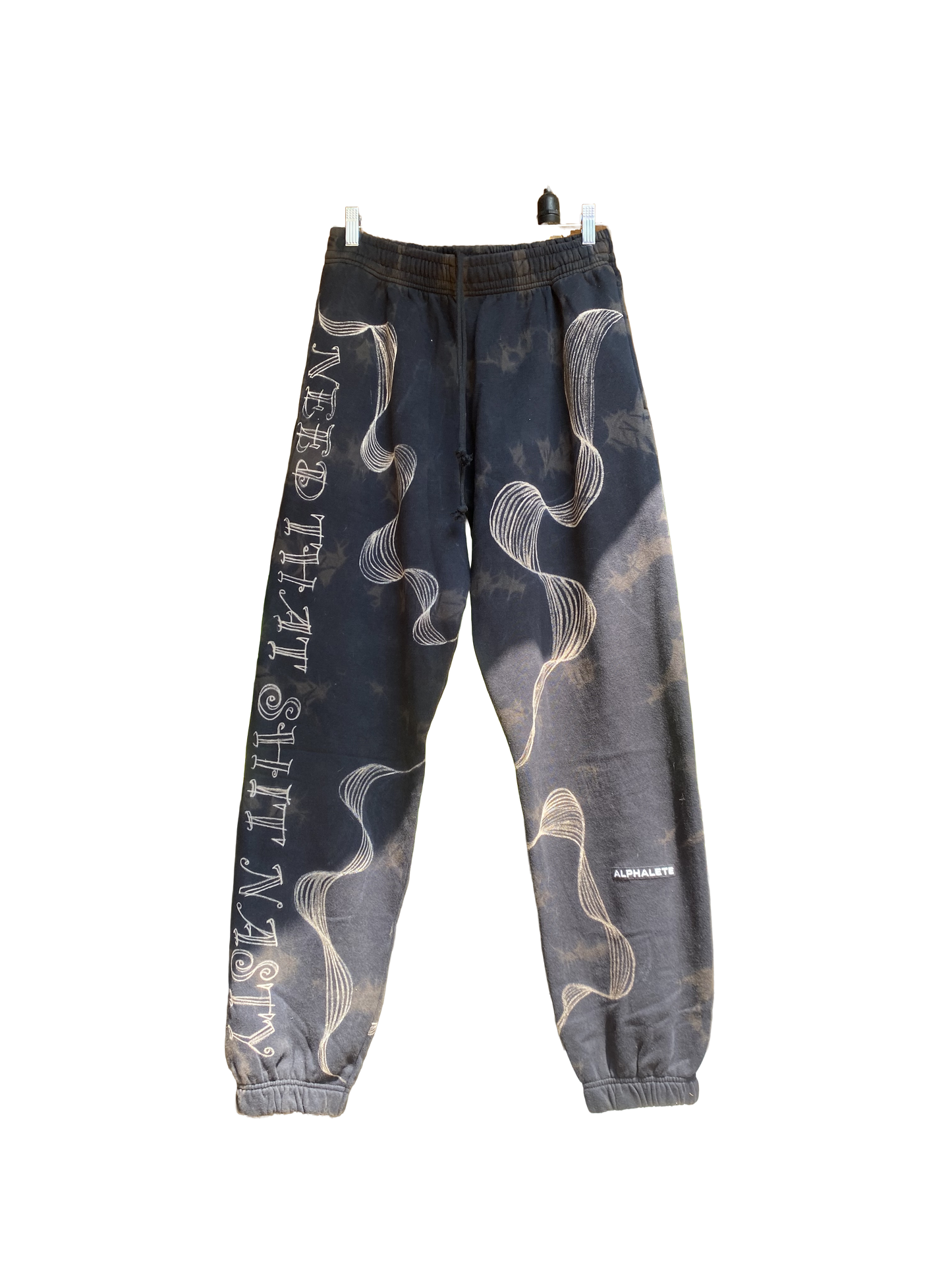 Custom Bleach Painted Joggers