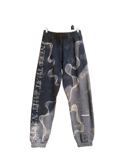 Custom Bleach Painted Joggers