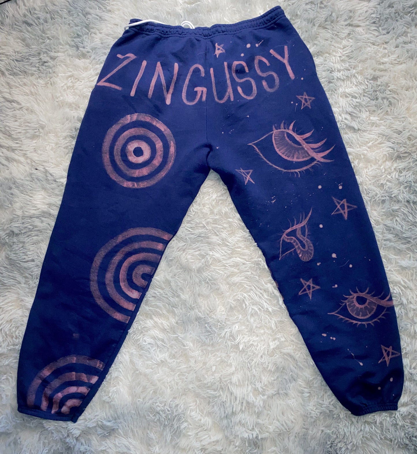 ZINGARA Bleach Painted Sweats