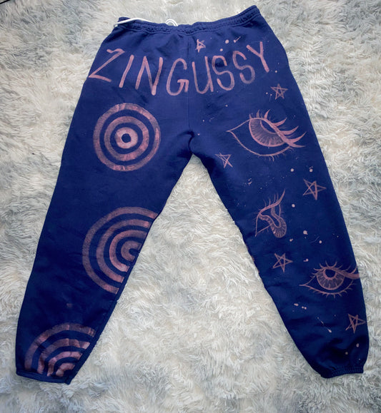 ZINGARA Bleach Painted Sweats